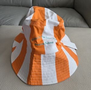 Zara Adult Striped Bucket Hat - Size M/57cm